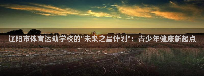 米兰体育官方正版app新能源：辽阳市体育运动学校的\