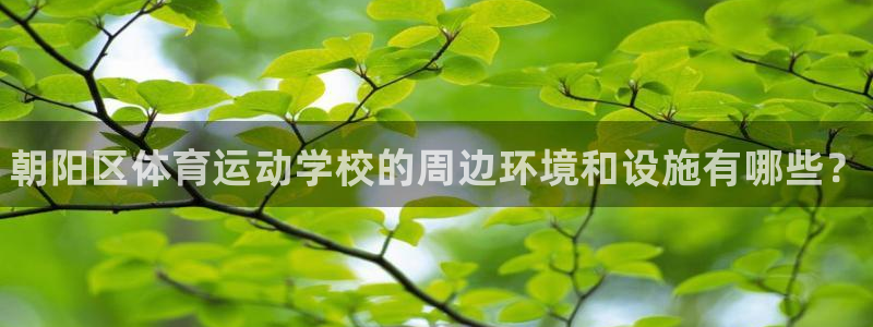 米兰体育官方正版app官网：朝阳区体育运动学校的周边